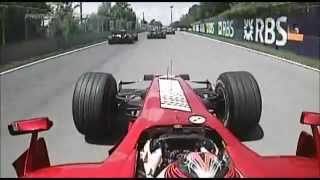 F1 Montreal 2007  Kimi Räikkönen start and hit Massa  Onboard [upl. by Mcfarland970]