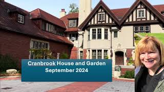 Cranbrook House and Garden Bloomfield Hills Michigan September 2024 [upl. by Atipul]