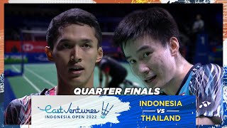 INA Vs THA  Tunggal Putra  CHRISTIE Vs WANGCHAROEN  EAST VENTURES INDONESIA OPEN 2022 [upl. by Alyel103]