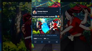 Tanjiro training with yoriichi bot🥶🥵 videoviral shorts🥶🐐 [upl. by Notsa]