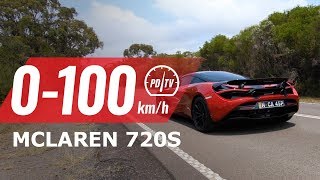 2019 McLaren 720S 0100kmh amp engine sound [upl. by Nichol]