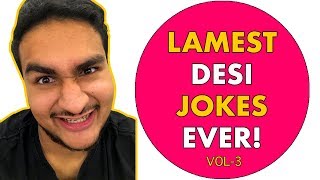 Hindi Jokes  Lame Jokes In Hindi  Whatsapp Status Funny Video 2018  Worst PJ Jokes Ever In Hindi [upl. by Hali]