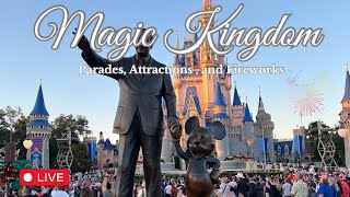 🔴 Live  Magic Kingdom Parades Attractions amp Fireworks  Walt Disney World 12112023 [upl. by Irrabaj]