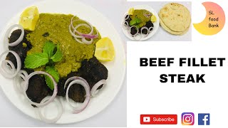 BEEF FILLET STEAK RECIPE BEEF FILLET MASALA  BEEF FILLET FRY IN RESTAURANT STYLE  BEEF FRY [upl. by Atiuqa505]