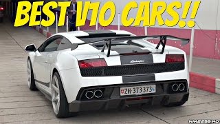 TOP 7 BEST Sounding V10 Cars In The World [upl. by Erlinna620]