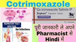 Cotrimoxazole tablet  Cotrimoxazole  Septran uses side effects DosageContraindication [upl. by Grethel]