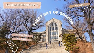 Ep 6  First Day at Ewha Womans University  Moving into My Dorm  Exchange Diaries [upl. by Nirb285]