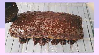 GLACAGE ROCHER RECETTE  MARBLE CAKE  Marbré cake [upl. by Epillihp939]