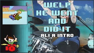 Ali A Intro Theme On Drums  The8BitDrummer [upl. by Jonis]