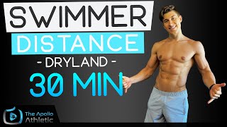 Endurance Workout For Distance Swimmers  No Equipment Dryland [upl. by Teyut92]