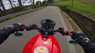 POV Ride Ducati Monster 695 Takes on the Hills Part2 [upl. by Eronel917]