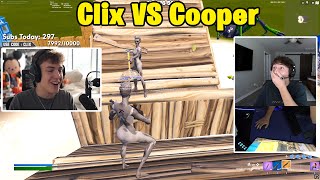 Clix VS Cooper 1v1 TOXIC Buildfights [upl. by Airbmac]