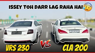 OCTAVIA VRS VS CLA 200 DRAG RACE [upl. by Isherwood739]