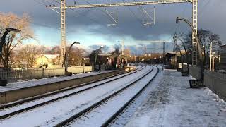 ELRON Tallinn Commuter train to Paldiski calling Tondi Station [upl. by Lenoyl]