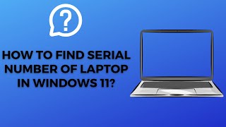 How to Find Serial Number of Laptop or PC on Windows 10 [upl. by Raleigh]