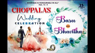 Choppalas Wedding Celebrations  Basu weds Bhavitha  V Capture Photography  7731810300 [upl. by Anastase]