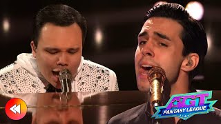 Stephen Sanchez and Kodi Lee Sing Beautiful Duet on AGT Fantasy League 2024 Finale [upl. by Anaeed]