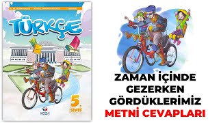 Zaman İçinde Gezerken Gördüklerimiz 5 Sınıf Türkçe Ders Kitabı Sayfa 201 202 203 204 205 Cevapları [upl. by Annwahs]