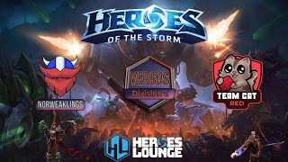 HOTS Heroes Lounge Div 2  Norweaklings vs Team Cat Red [upl. by Eirb440]