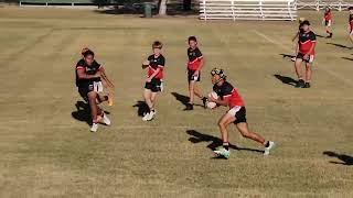 Kirwan SHS Black vs Kirwan SHS Red Year 8s [upl. by Alegnasor516]