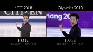 Boyang Jin SP  Crouching Tiger Hidden Dragon  4CC vs Olympics [upl. by Wat]