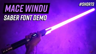 Mace Windu Lightsaber Sound Font Sabertrio Senza [upl. by Chrysler245]