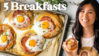 5 EGG BREAKFAST IDEAS To Keep on Repeat [upl. by Duthie]