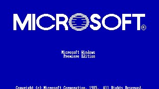 Nostalwindows 1  Windows 101 1985 [upl. by Akinod]