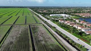 New Drone Flight over Loxahatchee construction chaiban DJI 0096 [upl. by Mancino]