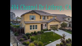 494 Channel Dr Lathrop CA [upl. by Lekram901]