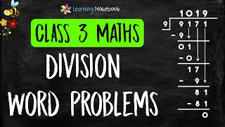 Class 3 Maths Division Word Problems [upl. by Sirehc]