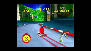 PD4FR  Diddy Kong Racing N64  Spaceport Alpha Car Shortcut in 13678 and 3165 flap [upl. by Debora477]