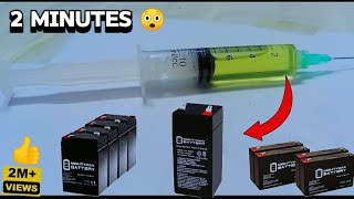 how to make Repair Dead Liion Battery With Syringe  Lithium Ion Battery Repair💯😍 [upl. by Glorianna784]