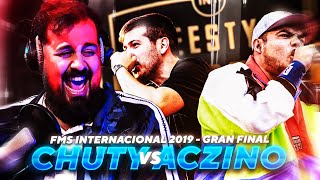 LA ÚNICA BATALLA EN LA QUE PERDIMOS TODOS  CHUTY VS ACZINO FMS INTERNACIONAL GRAN FINAL [upl. by Lulita]