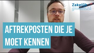 Aftrekposten voor eenmanszaak en zzp deze wil je kennen en begrijpen [upl. by Gnilhsa523]