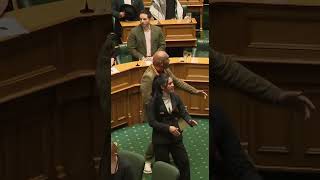 Parliament suspended as māori MPs perform gala joined by public gallery gallery trending [upl. by Limay]