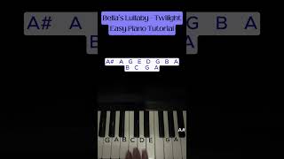 Play Like a Pro Bellas Lullaby  Twilight  Easy Piano Tutorial piano twilight pianotutorial [upl. by Eniamrahc84]