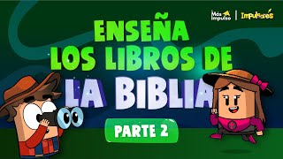 Los libros de la Biblia para niños interactivo  Mes de la Biblia  Parte 2 [upl. by Hsirap]