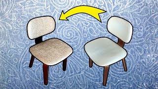 DIY Reupholster Dining Chair [upl. by Atsedom]