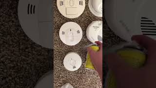 Mega Smoke Alarm Soundoff Using Canned Smoke kidde firex firstalert smokealarm alarm loud [upl. by Onifled950]