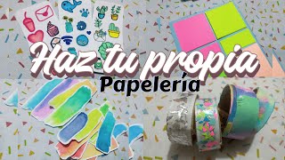 📚Papelería CASERA sin imprimir Haz tu propia papelería súper fácil  Jatziry Art [upl. by Ephrayim283]