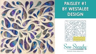 How to Quilt with Paisley Templates by Westalee Design [upl. by Nailliw402]