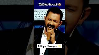 Aditya Narayan Singing 😍hindisong viralvidoes millionviews youtubeshorts [upl. by Nahum]