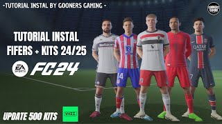 TUTORIAL INSTAL MOD FIFERS  KITS 2425 V7 TU 182 by VHZZ  FC 24 PC fc24 [upl. by Winn]