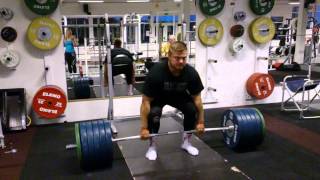 Jørgen Hansen 240 kg x 2 deadlift 5 sec negative [upl. by Cruz902]