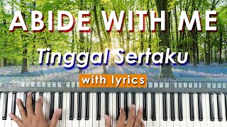 Abide With Me  piano instrumental hymn with lyrics [upl. by Devlen]