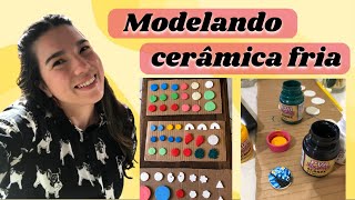 Como moldar cerâmica fria  Tutorial  DIY [upl. by Cathlene]