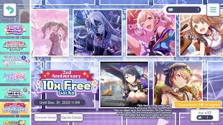 Project Sekai EN 2nd Anniversary 10x Free Gacha Pulls [upl. by Saudra]