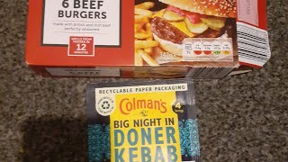 FOOD CREATIONS UK COLMANS DONER KEBAB FLAVOUR BURGER CHILLI 🍔 SUMMER BBQ SEASON SIOBHANs LIFE [upl. by Aneer]