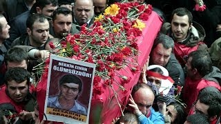 Berkin alkışlarla ve sloganlarla uğurlandı  BBC TÜRKÇE [upl. by Esinev]